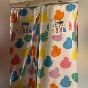 Easter peep throws